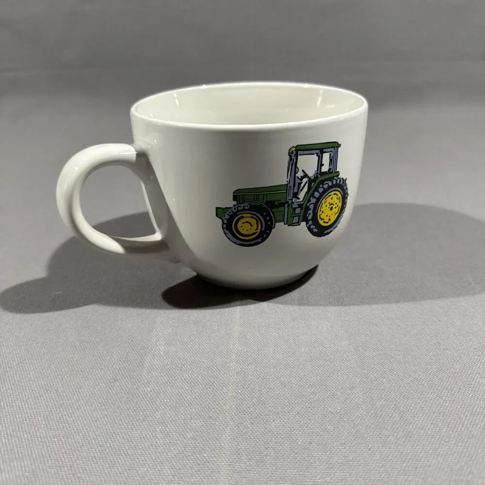 John Deere 24 oz Large Oversized Coffee Mug Soup Chili Bowl by Gibson